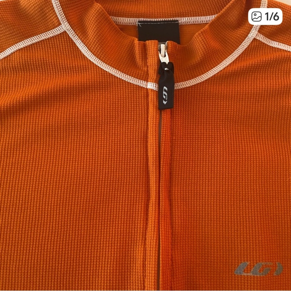 LOUIS GARNEAU ORANGE CYCLING JERSEY